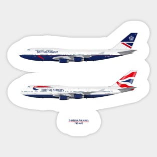 British Airways 747s Sticker